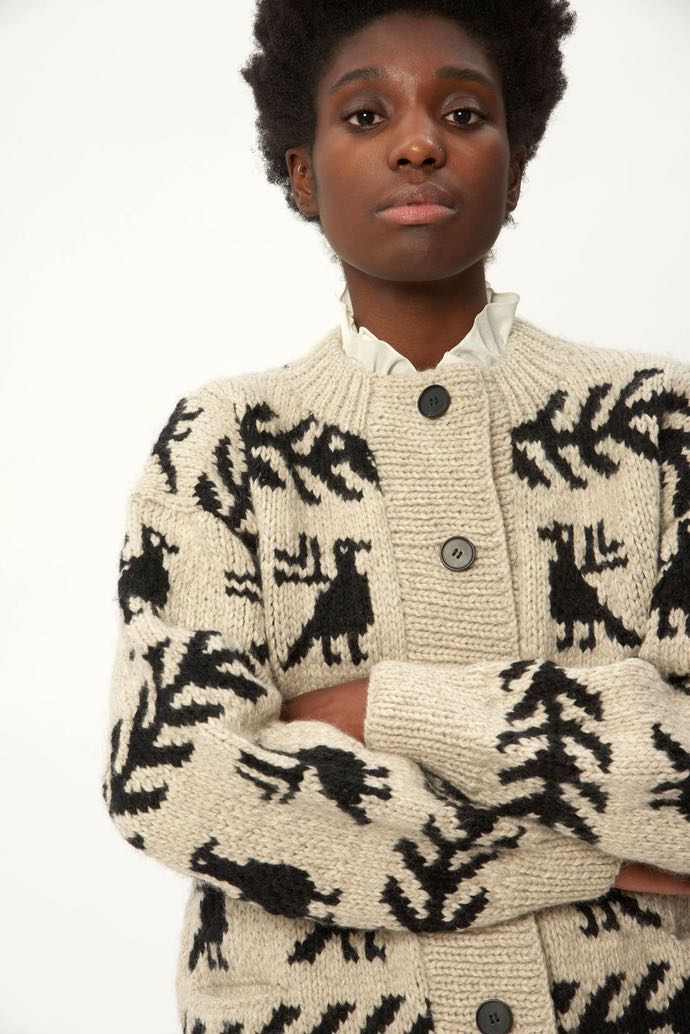 Smythe sales leopard cardigan