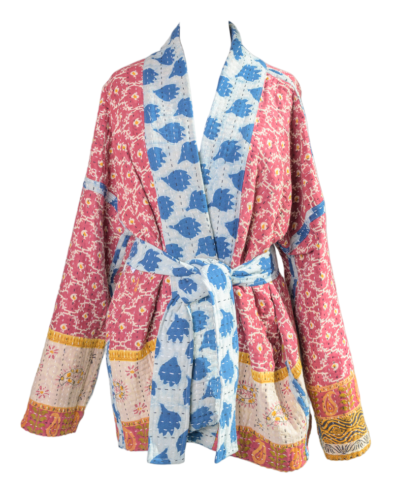 Kantha Jacket Tulip Mid