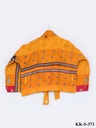 Kantha Jacket - Yellow & Orange - Short