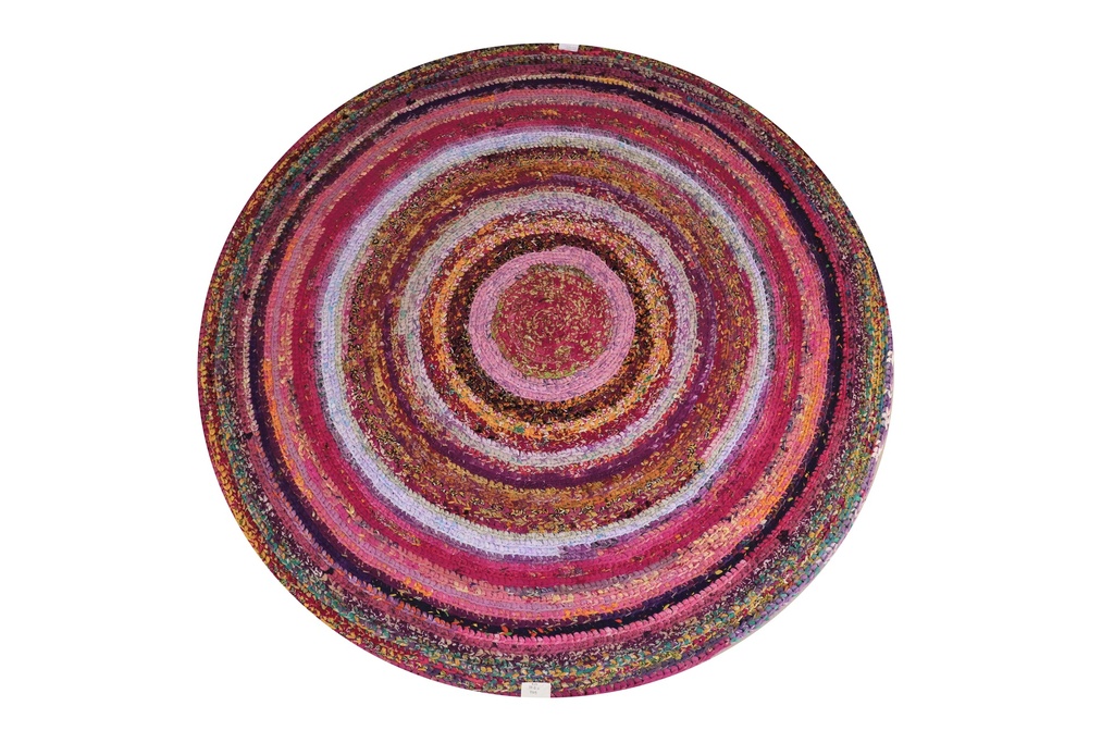 Rug Tropical Peacock Round Large 0003