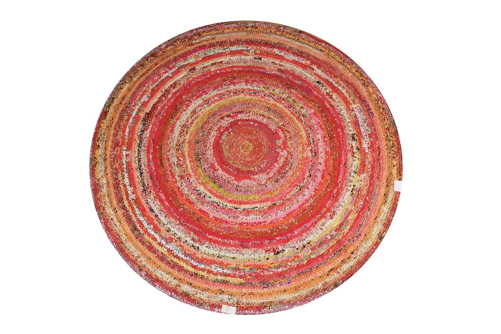 Rug Tropical Peacock Round Large 0012