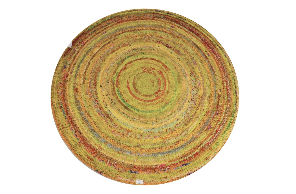 Rug Tropical Peacock Round Large 0032