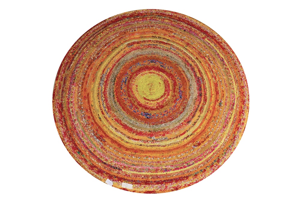 Rug Tropical Peacock Round Large 0031