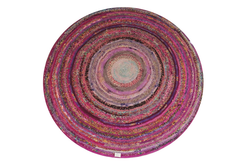 Rug Tropical Peacock Round Large 0033