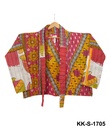 Upcycled & Reversible Kantha Jacket Short - 1778