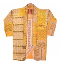 Upcycled & reversible Kantha Jacket - Long - 1380