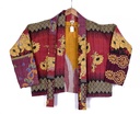 Upcycled & reversible Kantha Jacket - Short - 1416