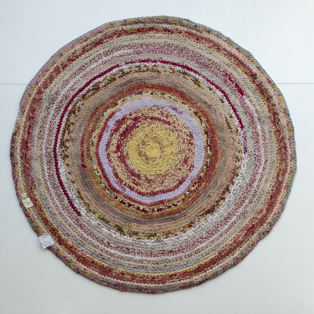 Rug Tropical Peacock Round Small 0038