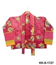 Upcycled & reversible Kantha Jacket - Short - 1727