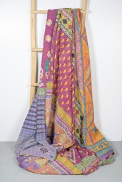 [IN-BED-0032] Kantha Bedcover - 0032