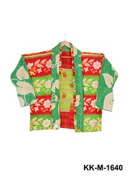 [IN-JAC-MID-1640] Kantha Jacket - Mid - 1640