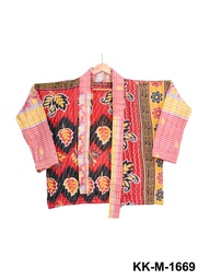 [IN-JAC-MID-1669] Kantha Jacket - Mid - 1669